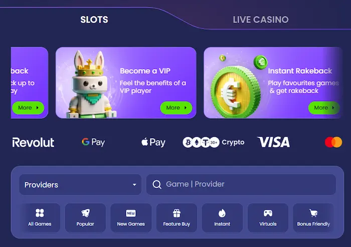 Viu-Viu Casino bonus